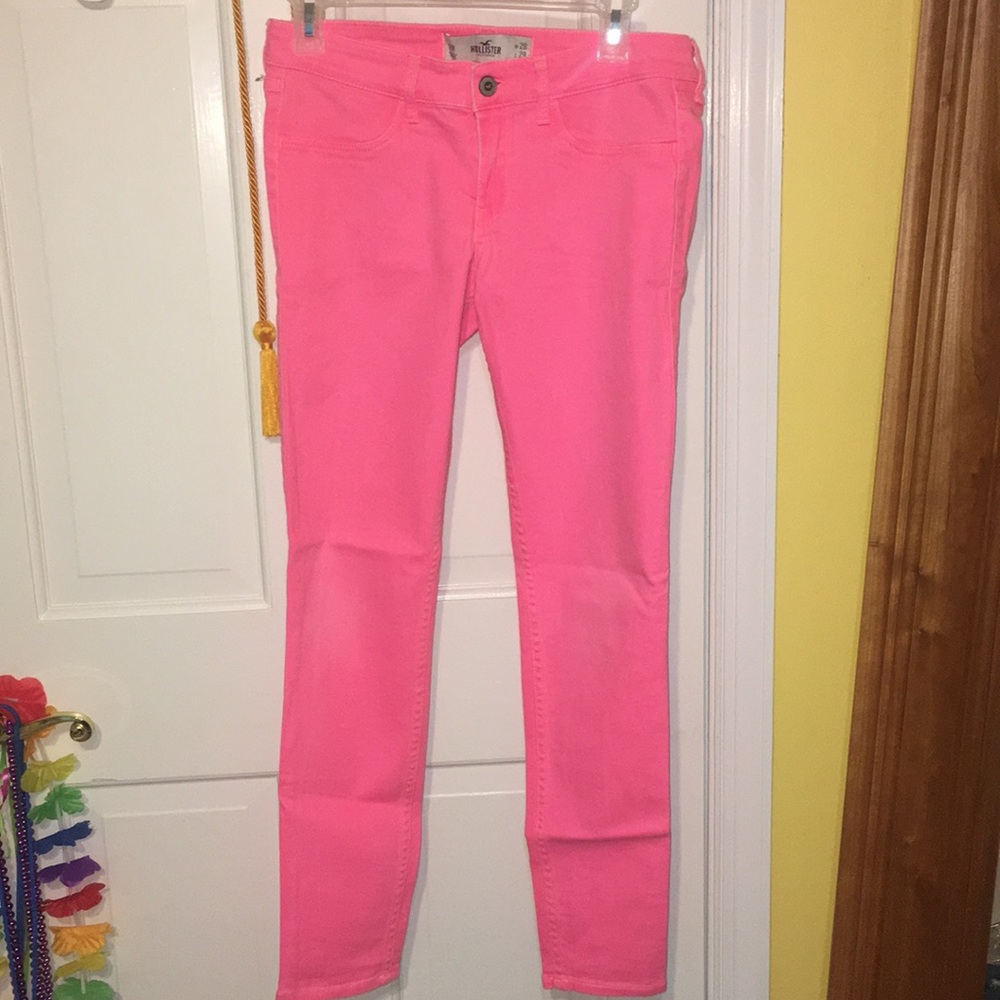 Pink jeans